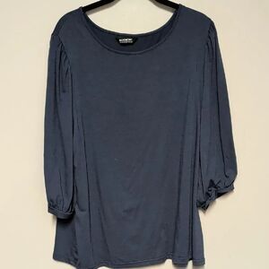 BloomChic Women's Navy Blouse
